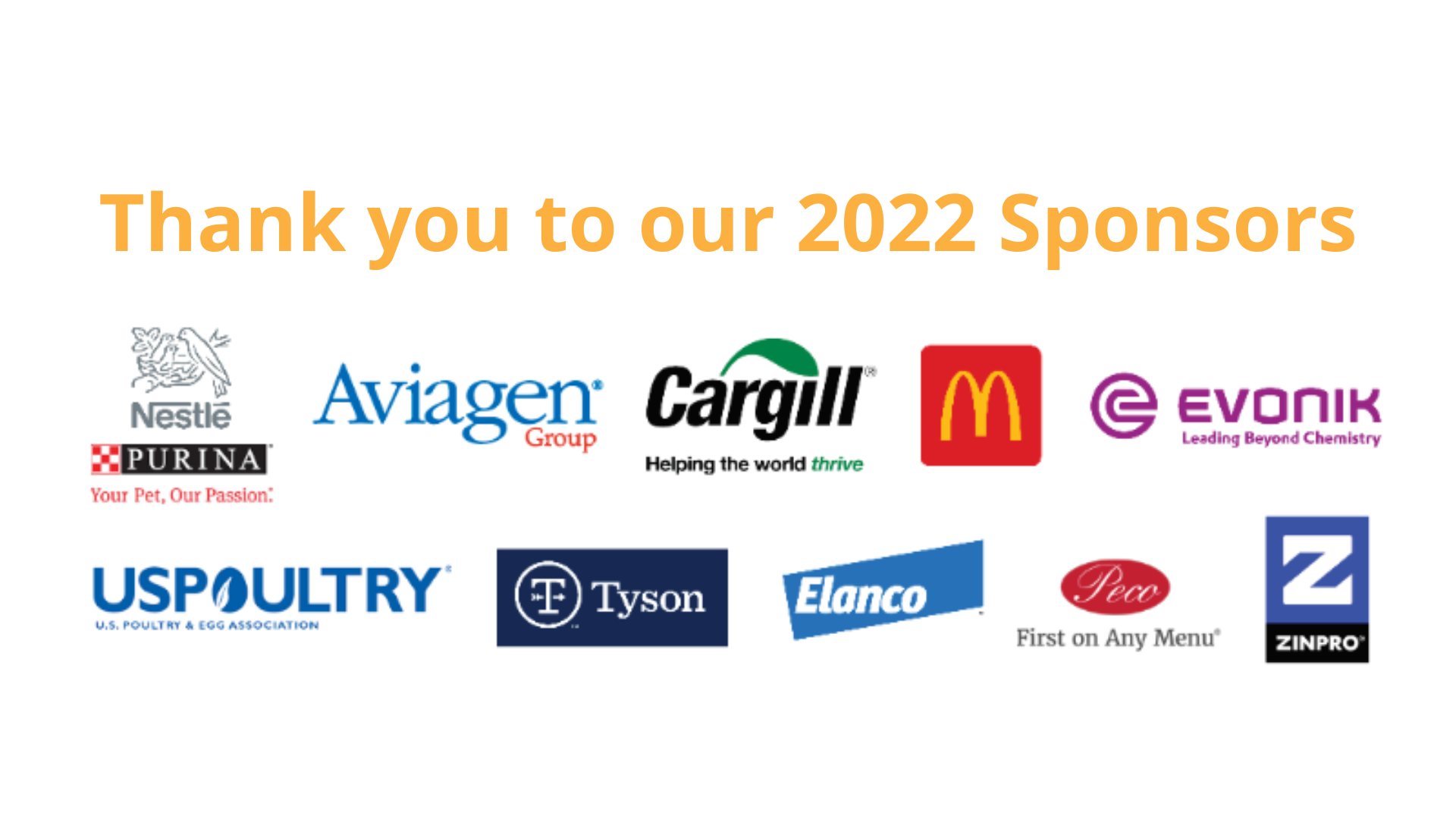 Thank you to our 2022 Sponsors